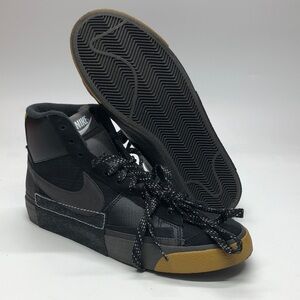 Mens Nike Blazer Mid Pro Club Black/White FB8891-001 Slightly Used Size 9